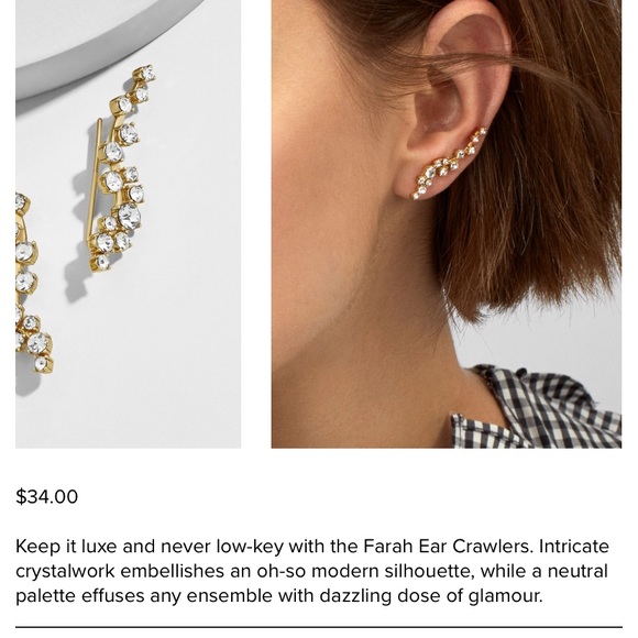 BaubleBar Jewelry - Ear crawler earrings